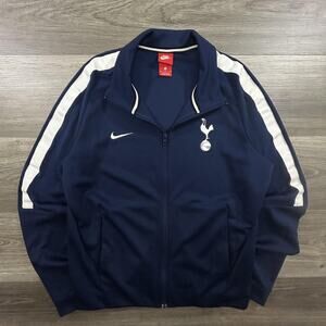 Tottenham Hotspur Jacket Mens Medium Navy Premier League Soccer Nike Spurs 2018